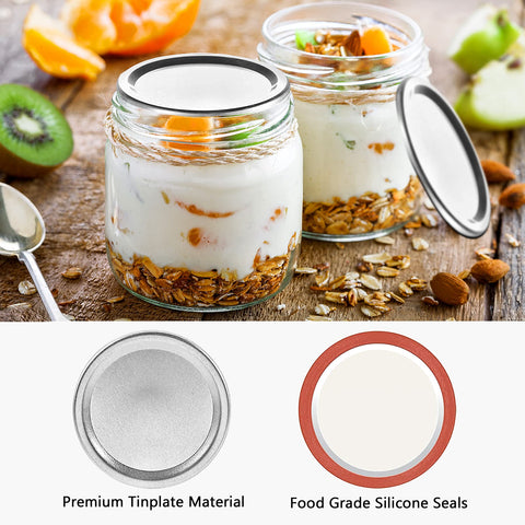 SLifeJars tapas 86mm plata: tapa duradera que resiste uso diario.