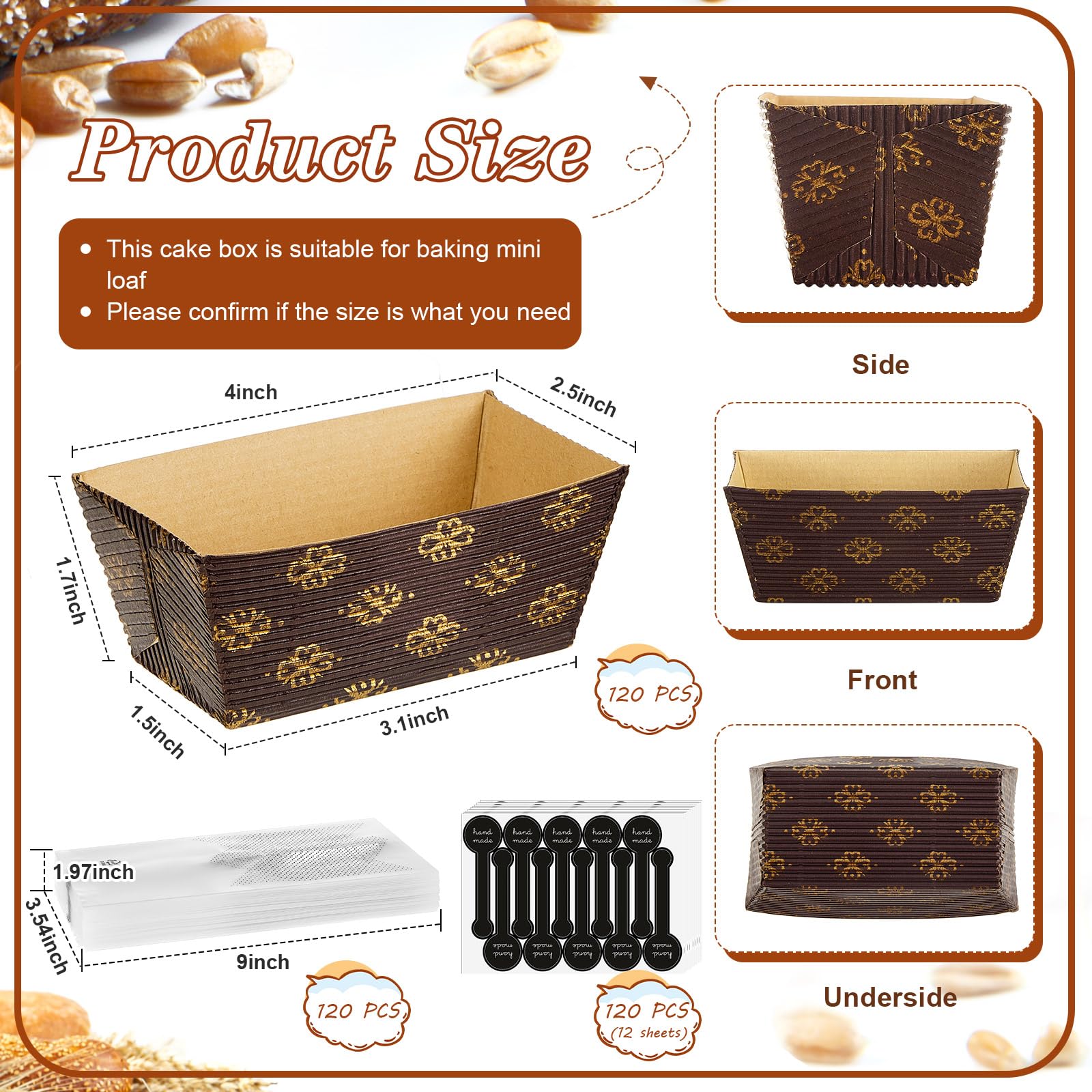 Sliner bolsas plásticas para pan, ideales para empaquetar porciones y regalos