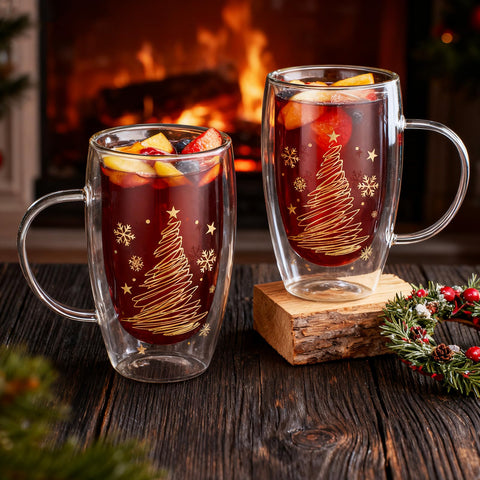 Sliner: patrones bastones canela arbol navidad crean ambiente cálido.