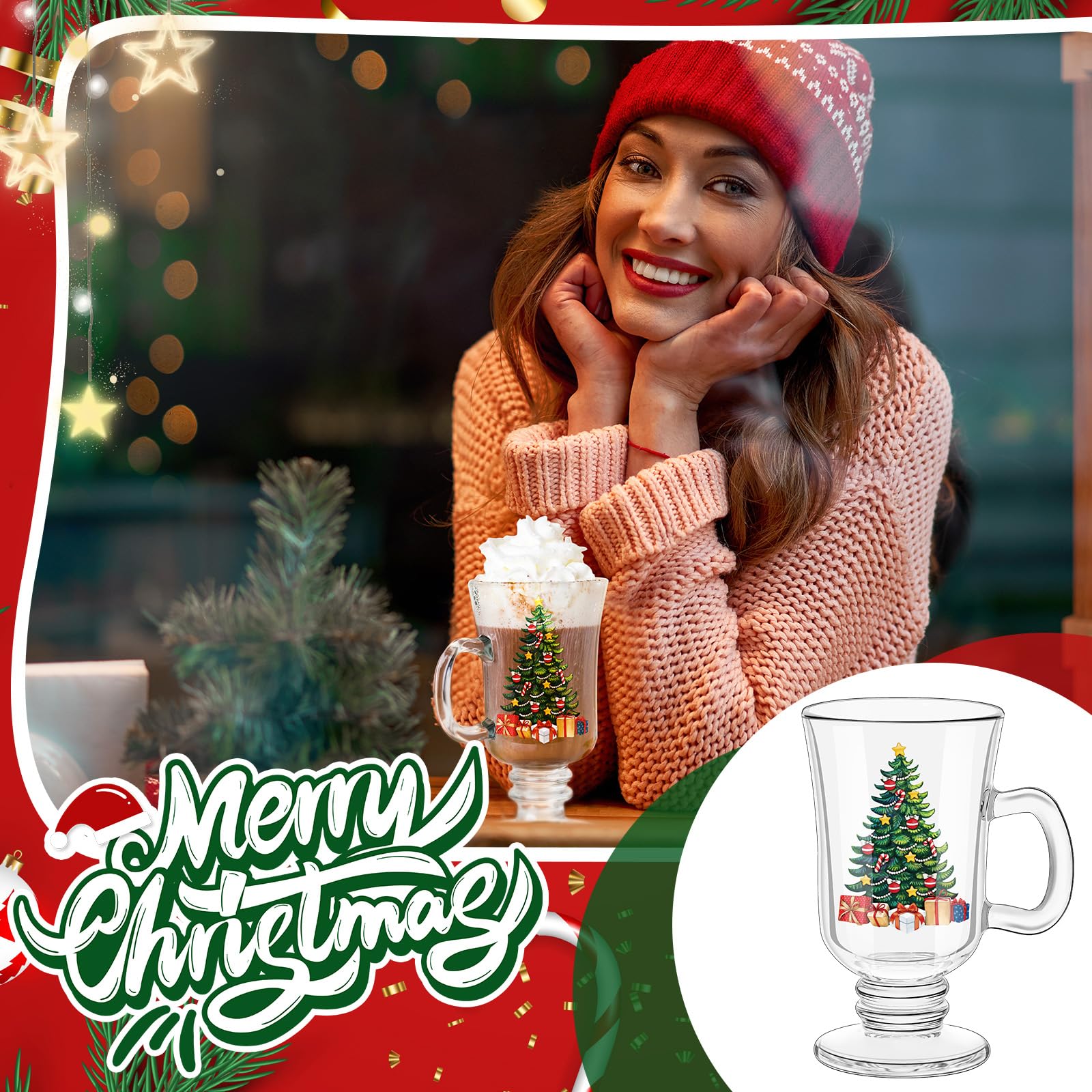 Taza latte cappuccino Sliner, capacidad de 230 ml para bebidas cremosas.
