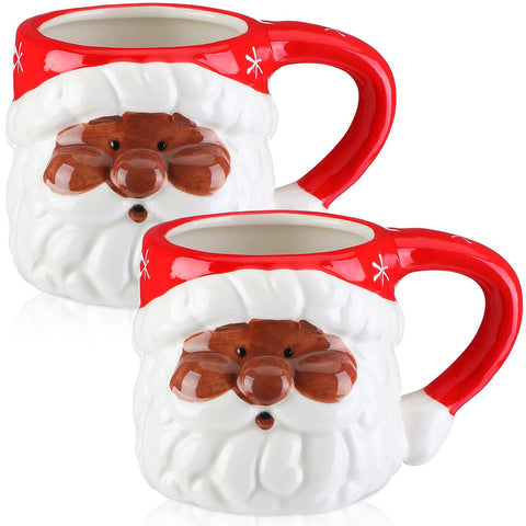 Taza Sliner Santa negro africano 11 oz para café caliente.