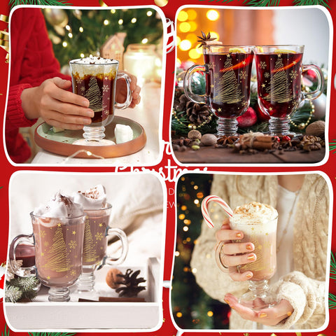 Regalo navideno: set de 6 vasos Sliner para bebidas calientes.
