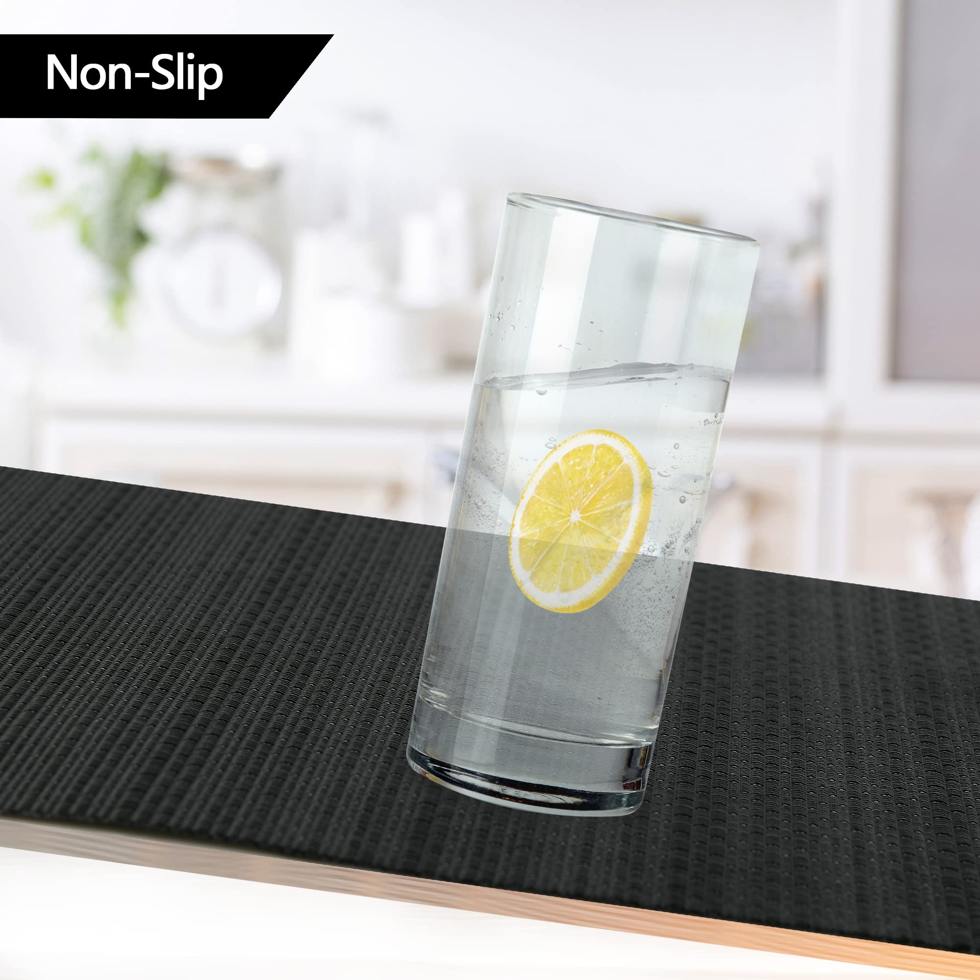 Manteles SLKQG negros Set4 empaque plano: llegan planos y listos para usar.