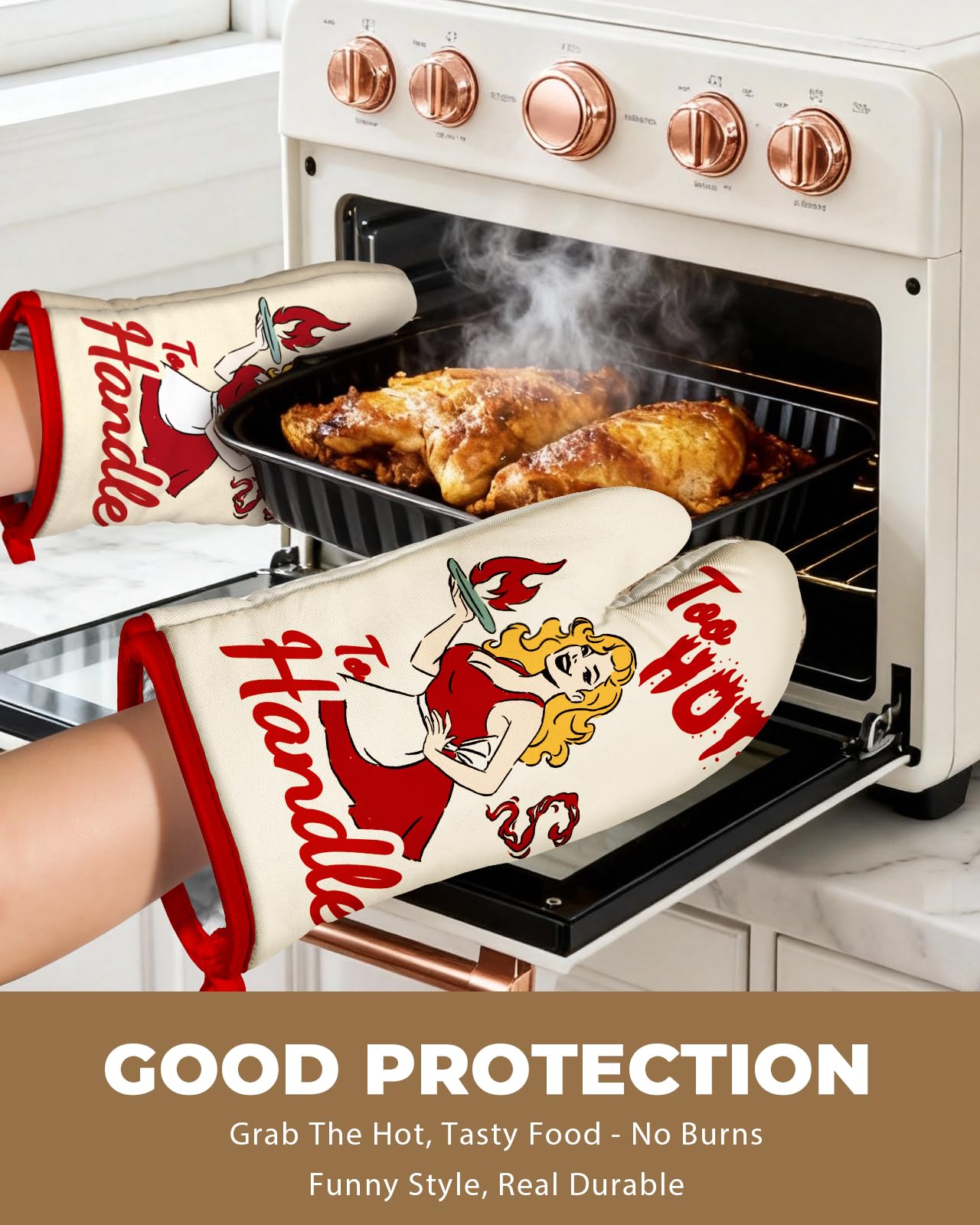 Guantes Slohif con gancho para colgar, fácil almacenamiento.