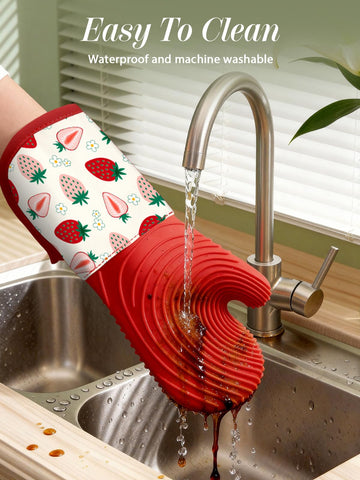 Slohif: guantes con gancho para colgar, almacenamiento práctico cerca de la cocina