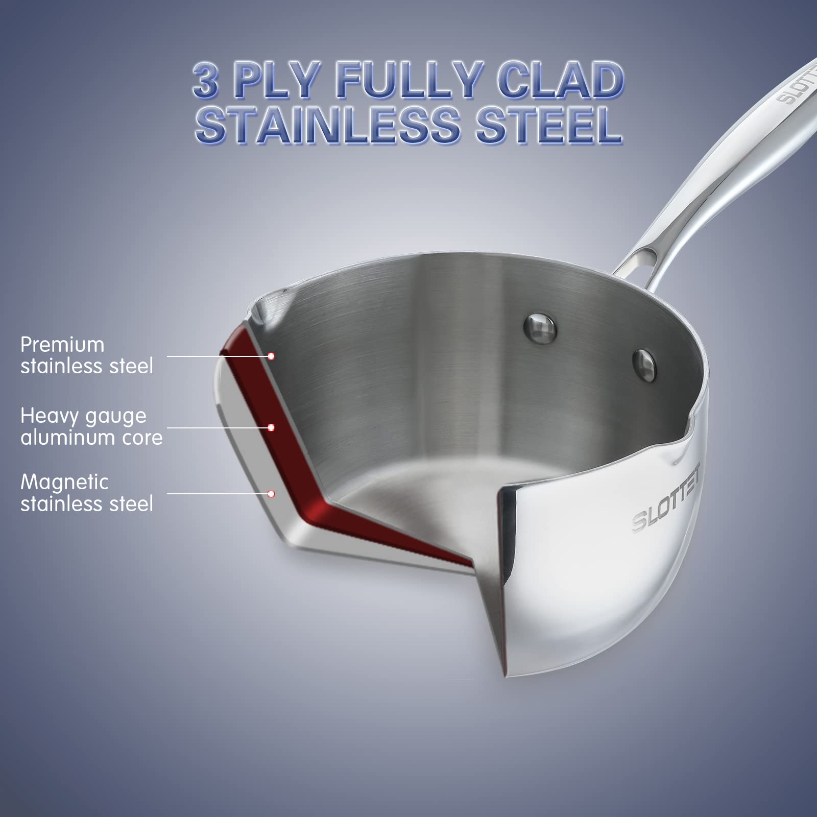 SLOTTET cesta vaporizadora integrada para cocinar al vapor