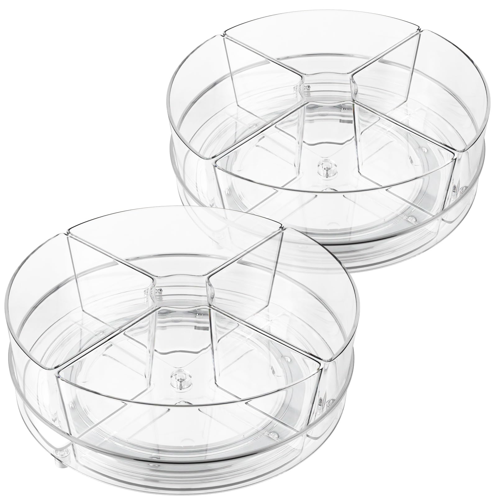Slow Slog 2pack organizador giratorio de 9 pulgadas para ordenar la despensa.