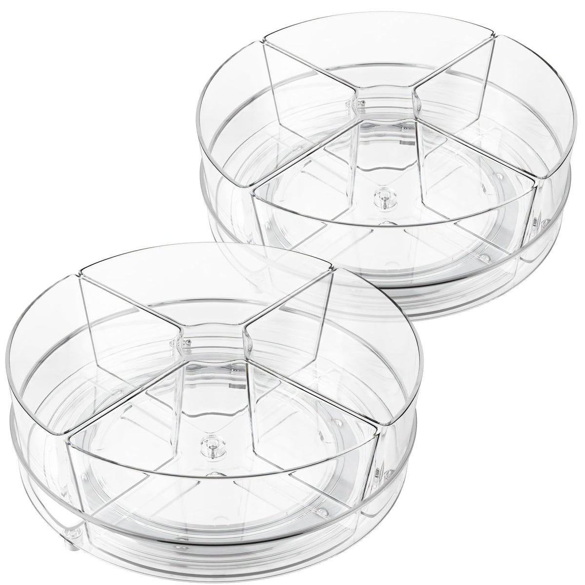 Slow Slog 2pack organizador giratorio de 9 pulgadas para ordenar la despensa.