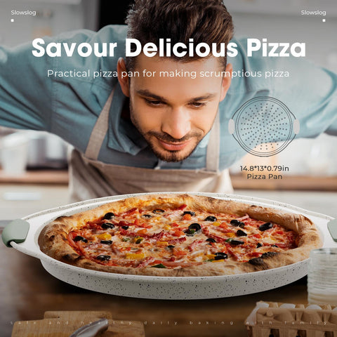 Slow Slog bandeja pizza: base crujiente para pizza casera