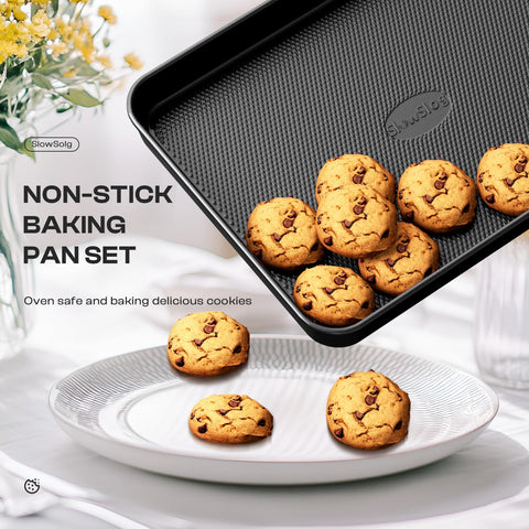 Slow Slog: bandejas para galletas y pasteles, ideales para hornear dulces.
