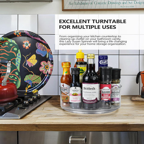 Slow Slog base elevada evita derrames en la plataforma giratoria.