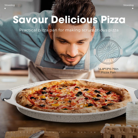 Slow Slog molde para pizza para recetas crujientes en casa