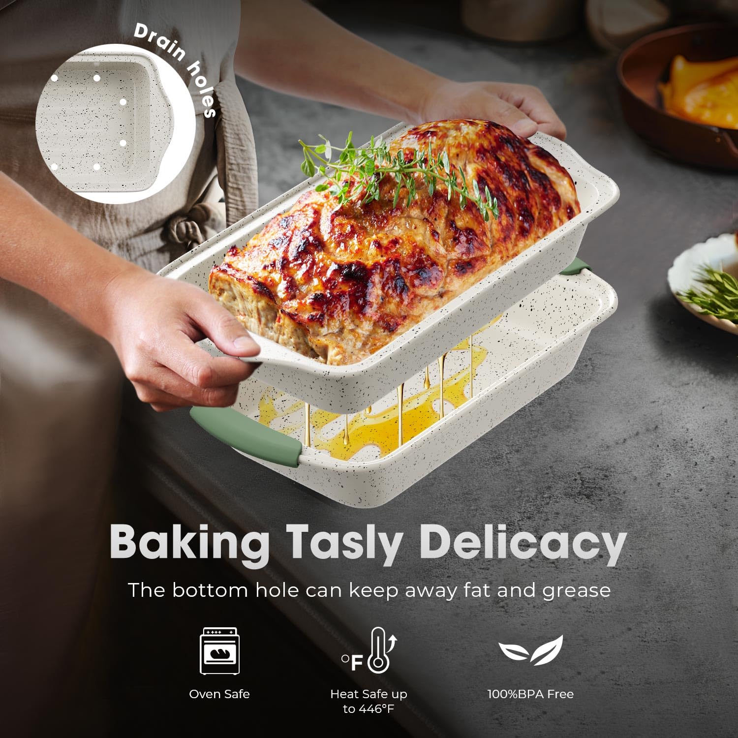 Slow Slog moldes pan de molde: pan casero con limpieza fácil