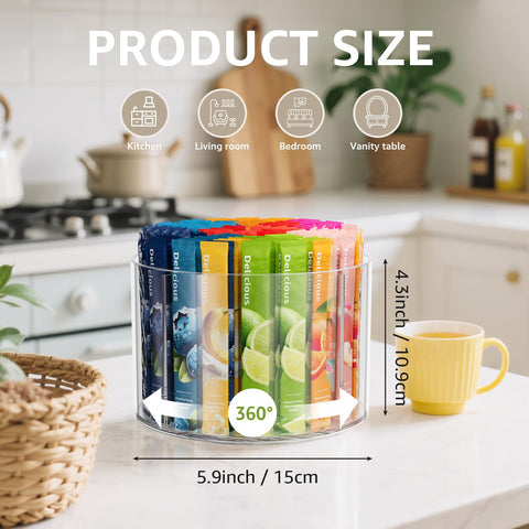 Slow Slog rotador 360 grados facilita tomar sachets sin esfuerzo