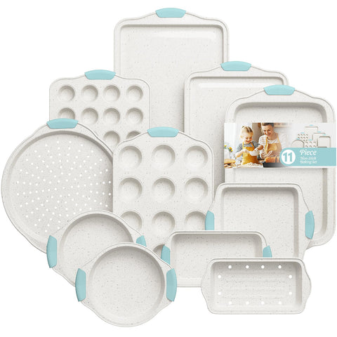 Slow Slog set de hornear 11 piezas para galletas con antiadherente y fácil desmoldeo