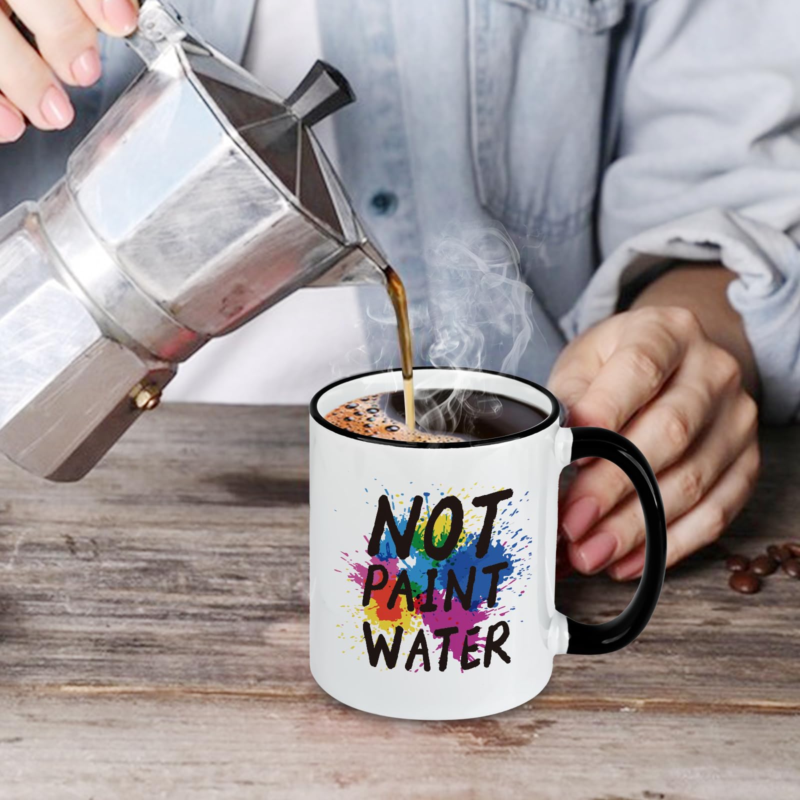Slugeren Taza diseño original para inspirar en la clase de artes.
