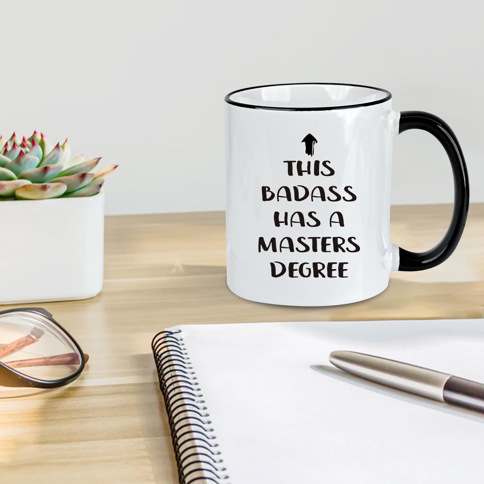 Taza Slugeren graduación ceramica-resistente, diseño duradero para casa u oficina.