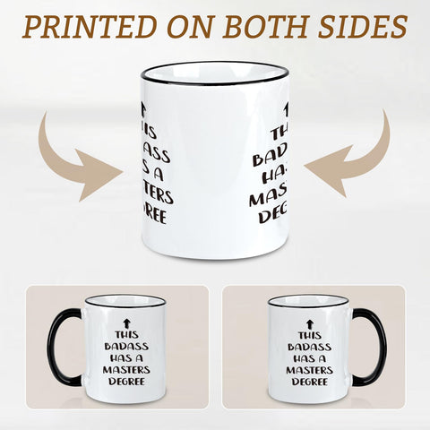 Taza Slugeren graduación diseño-minimalista, regalo perfecto para celebrar logros.