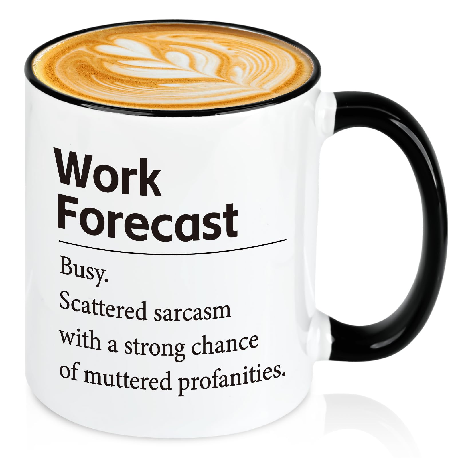 Slugeren, taza de previsión laboral con impresión doble cara para alegrar la oficina.