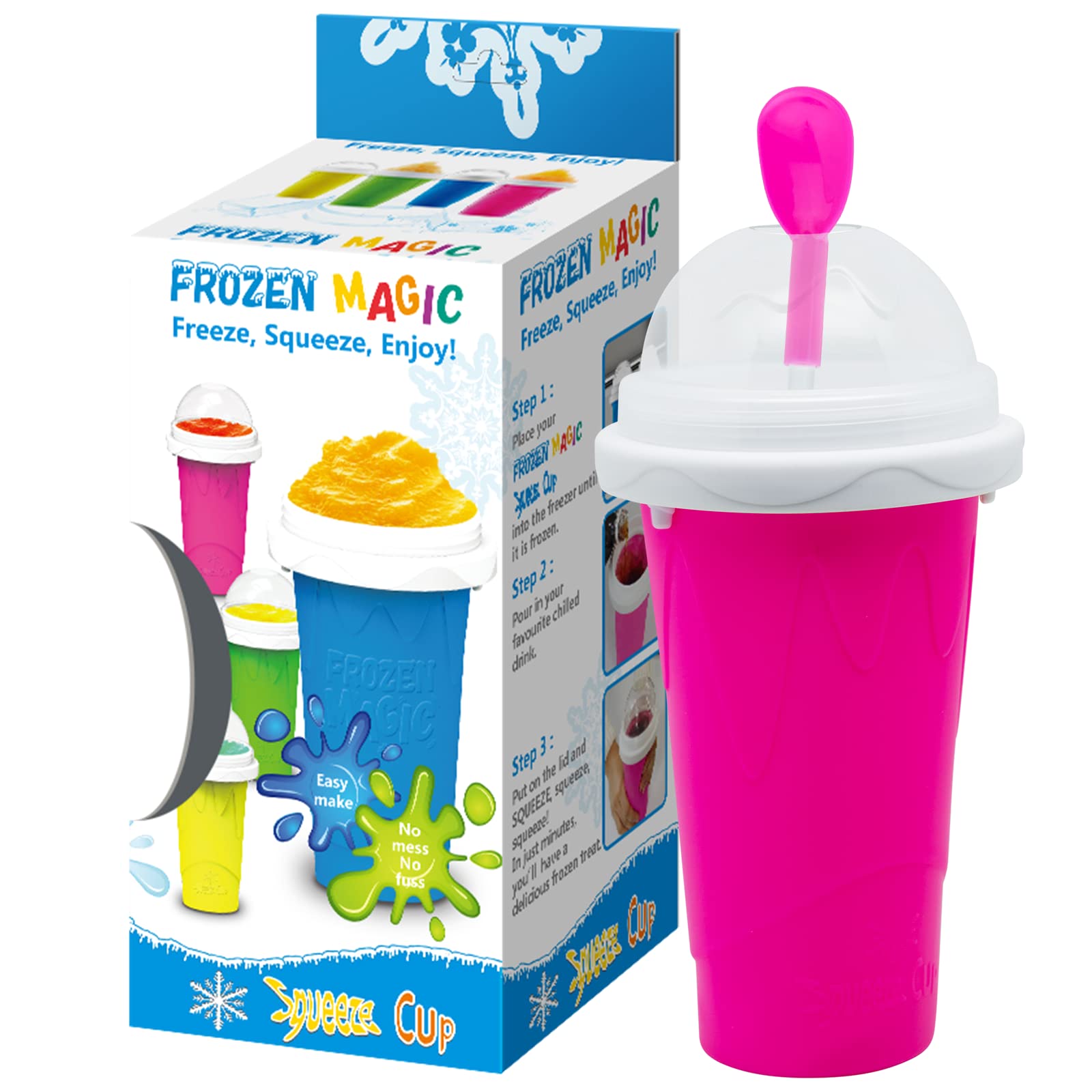 Slushy Maker: copa fría compacta para enfriar bebidas rápidamente