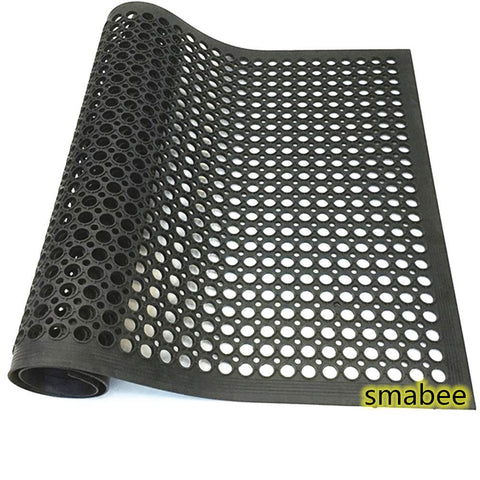 smabee tapete antifatiga con drenaje hexagonal para piso más seguro