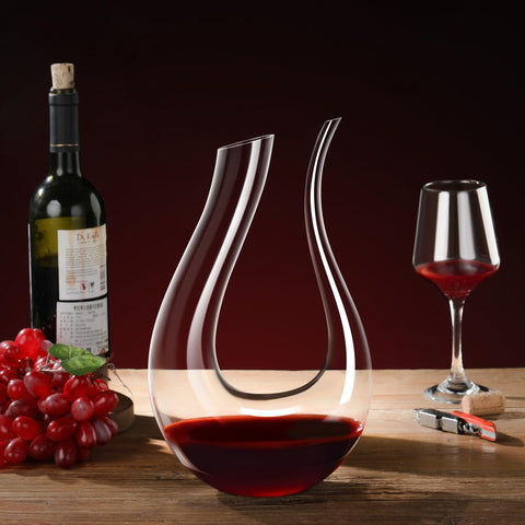 Smaier cristal sin plomo con forma en U para decantar con claridad