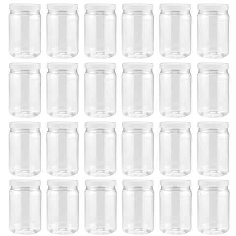 SMART SOLUTIONS tarro plástico Mason 18 oz con tapa rosca para almacenamiento seguro