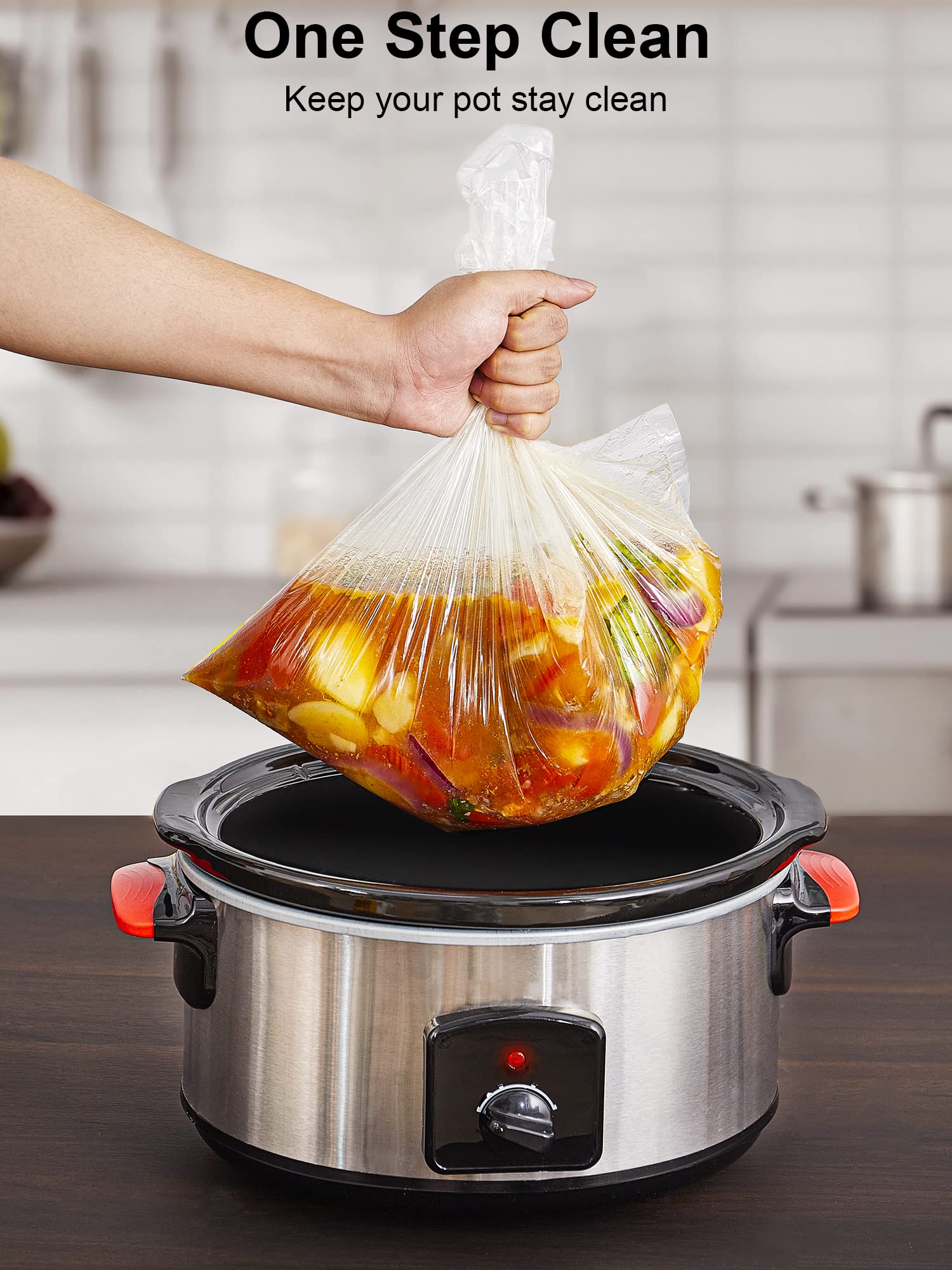 Bolsas SMARTAKE adecuadas para carne, pollo y pescado en una cocción limpia.