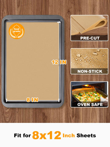 SMARTAKE papel para hornear antiadherente; facilita desmolde y limpieza en la cocina.