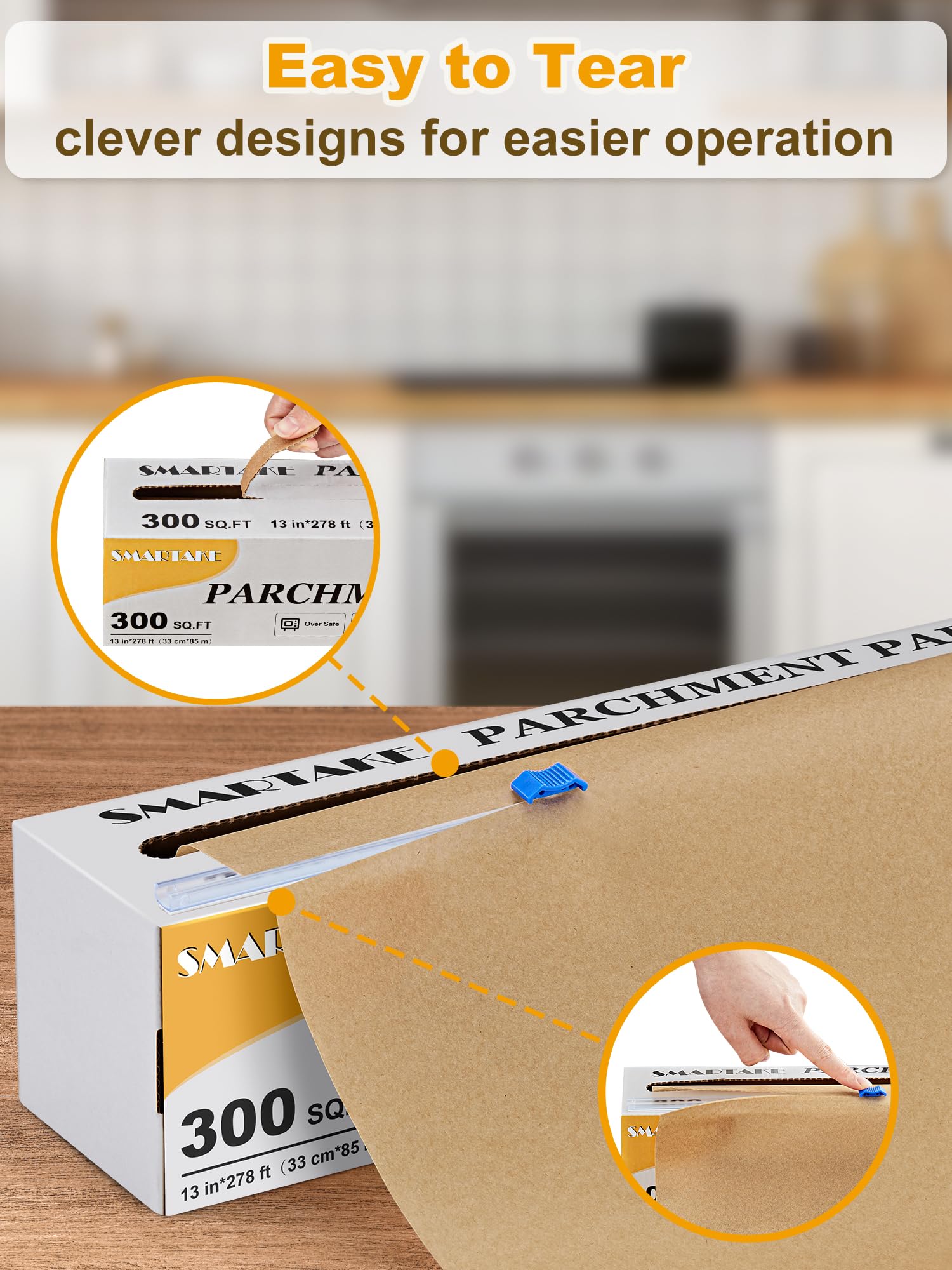 SMARTAKE diseño Premium con material de pulpa de madera segura