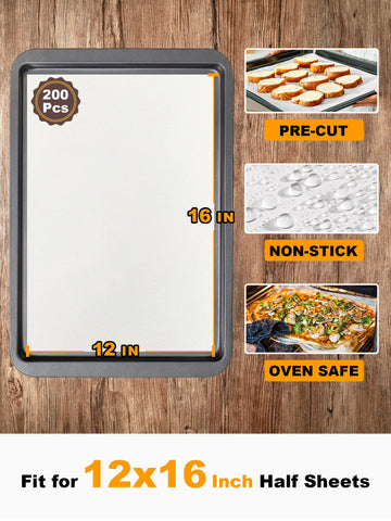 smartake pergamino antiadherente para hornear, cocina sin pegarse y menos residuos