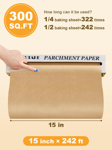 Papel SMARTAKE reciclable para cocina responsable.