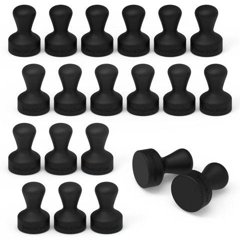 Smart&Cool imanes de silicona antiarañazos en caja de 20 para nevera