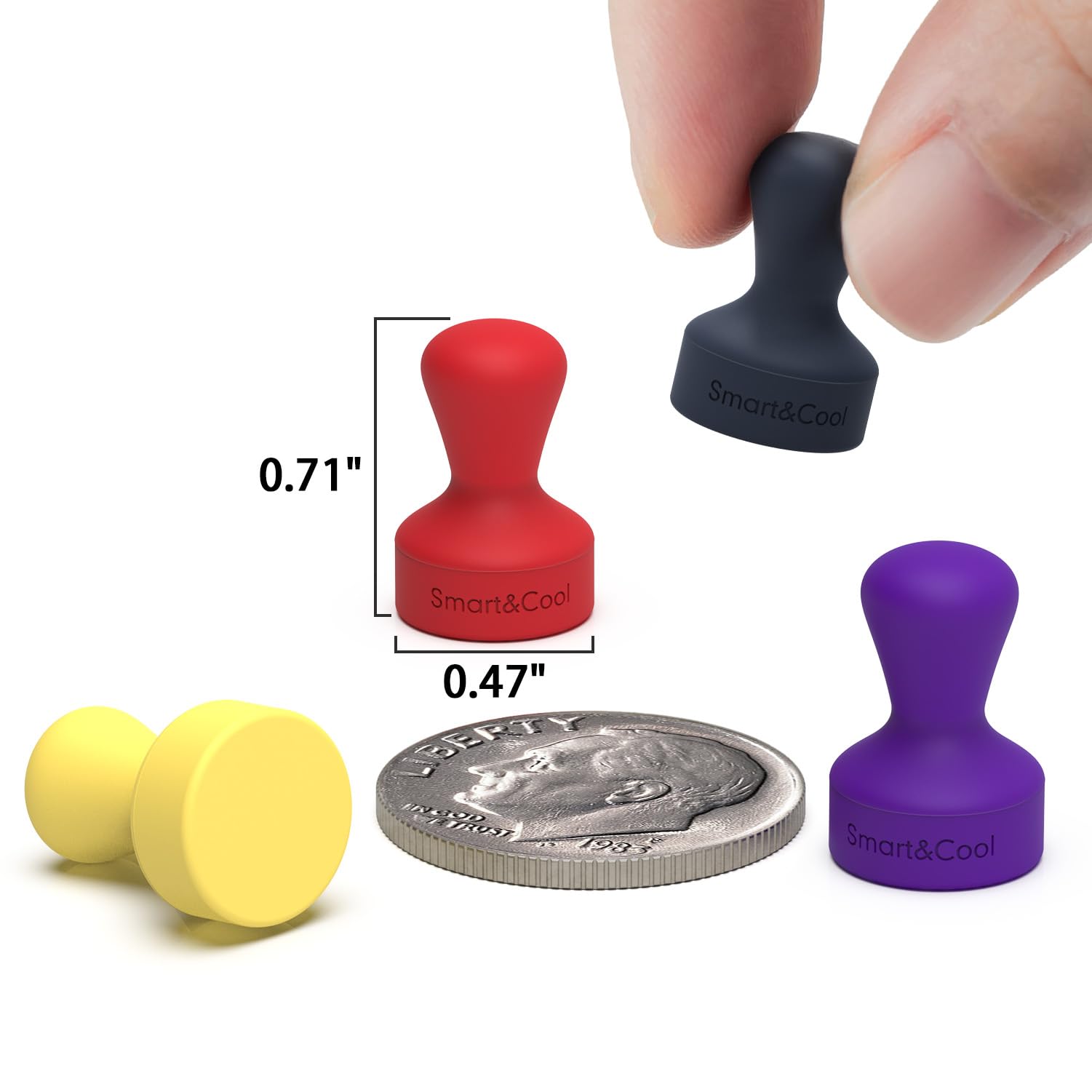 Smart&amp;Cool imán de silicona para pizarrón blanco sin rayar superficies