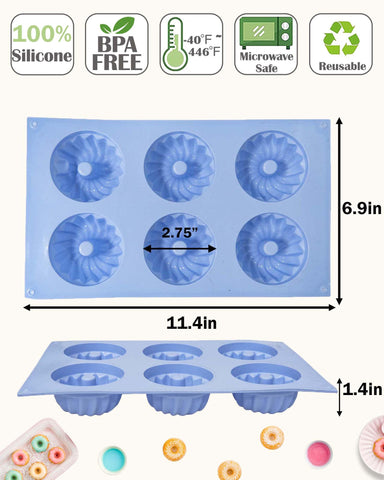 SmartKitch LGQUK molde silicona rosa, ideal para postres elegantes y presentaciones festivas