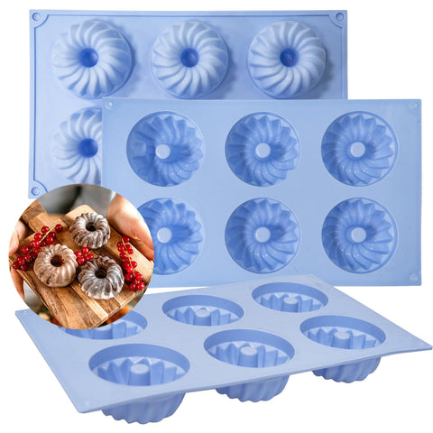 SmartKitch molde jello silicona 3 piezas desmolde fácil para postres coloridos