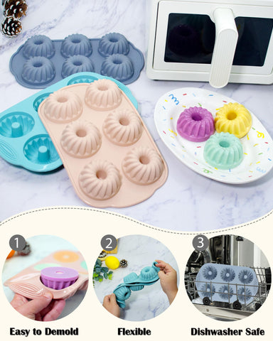 SmartKitch tubo acanalado azul, presentación atractiva para dulces.