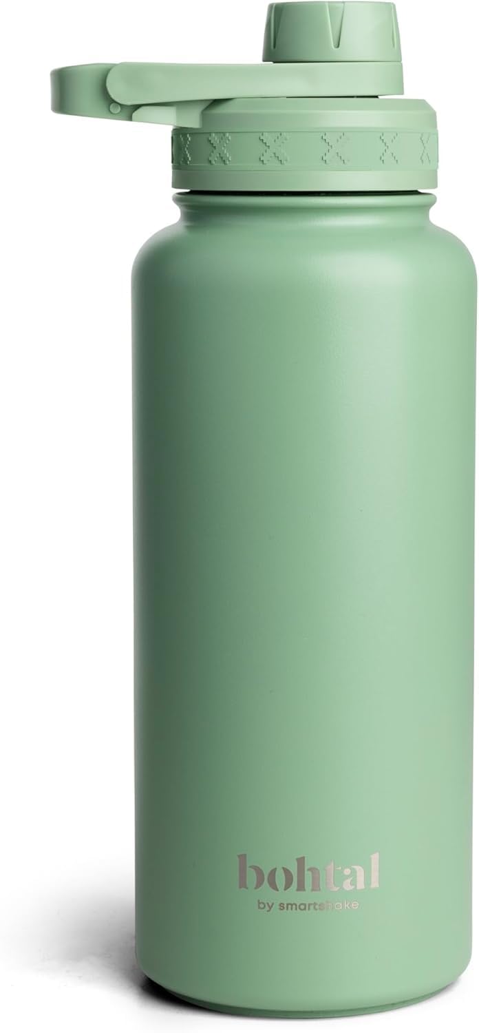 Smartshake Bohtal: botella aislada de 960 ml en verde para uso diario