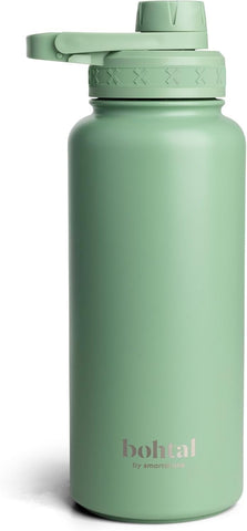 Smartshake Bohtal: botella aislada de 960 ml en verde para uso diario
