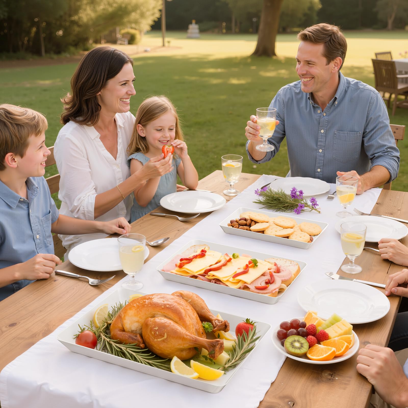 SmartTrends bandeja para dulces y frutas, perfecta para buffet