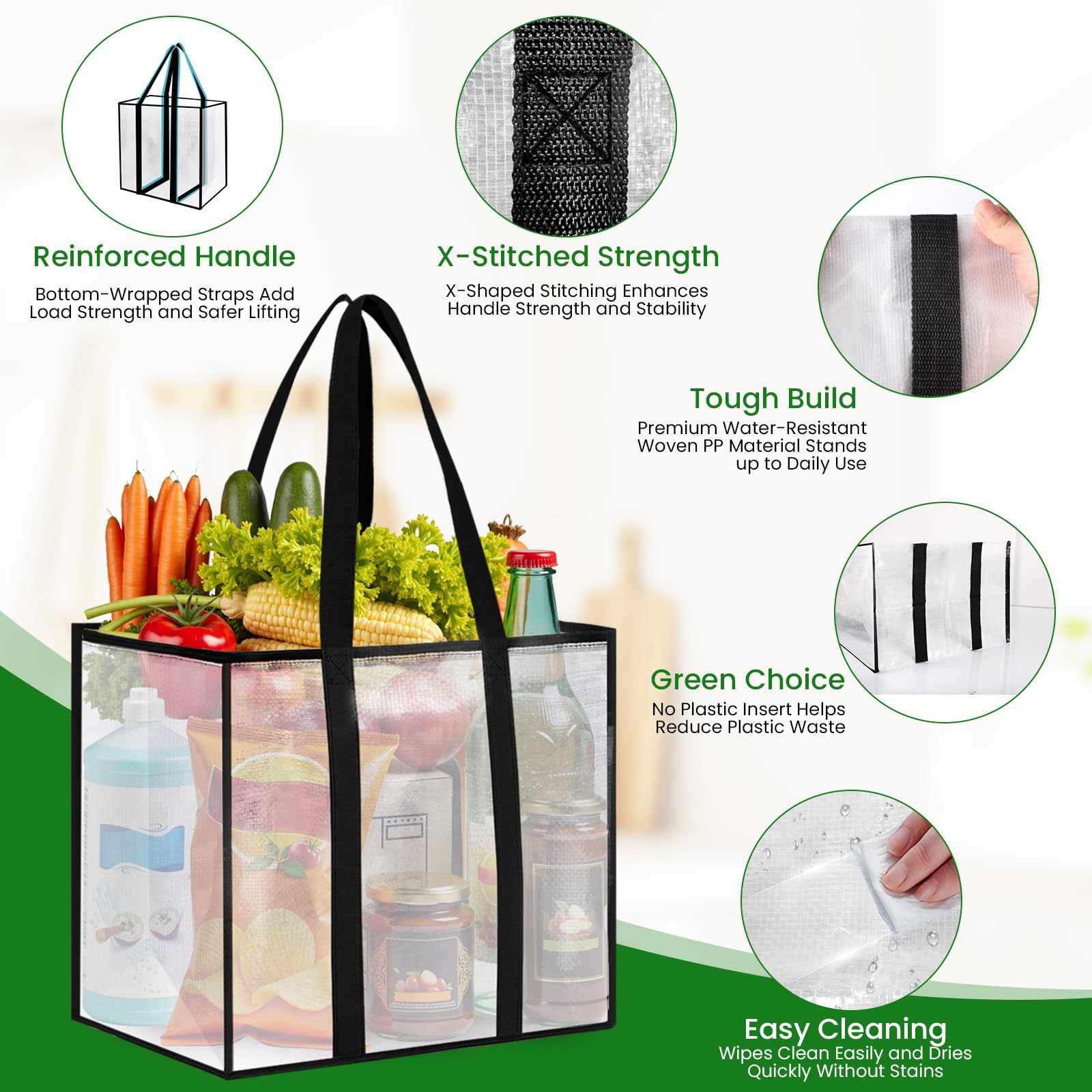 SmartTrends bolsa con asas de 12 pulgadas para transporte cómodo
