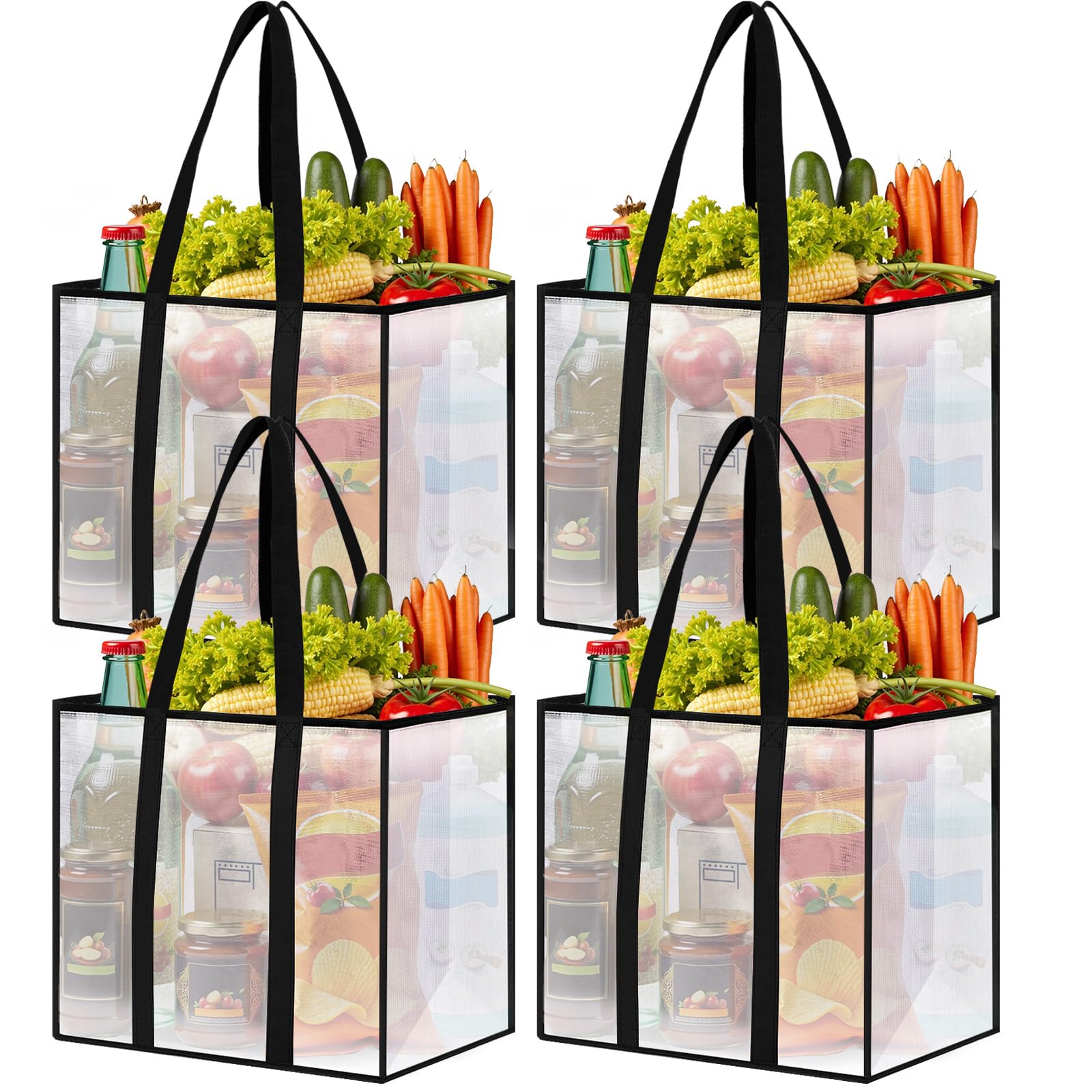 SmartTrends bolsas reutilizables con capacidad de 33 litros para compras diarias.