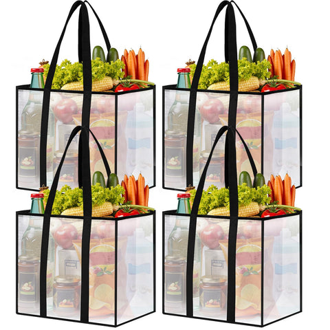 SmartTrends bolsas reutilizables con capacidad de 33 litros para compras diarias.