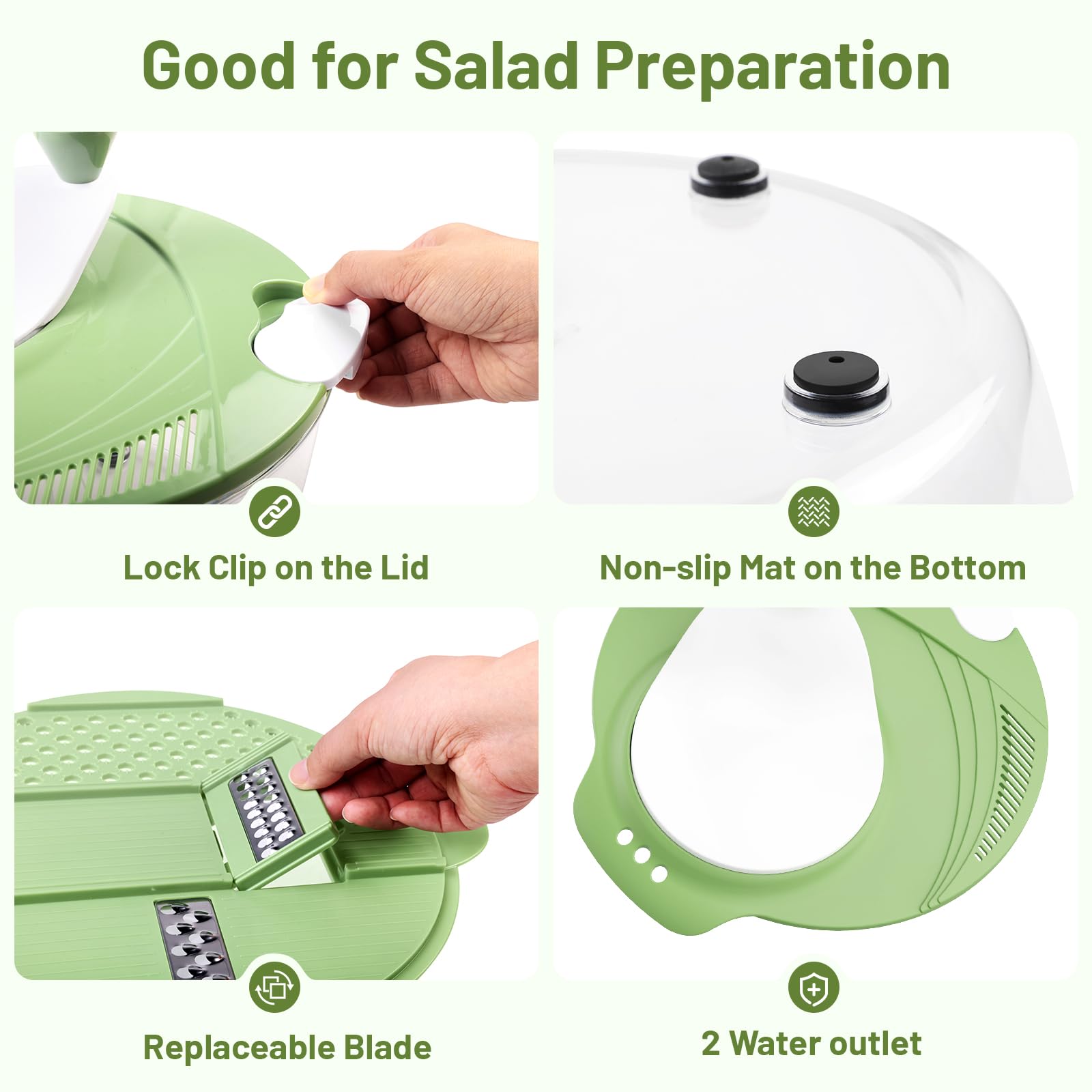 SmartTrends empujador de vegetales protege las manos durante el picado