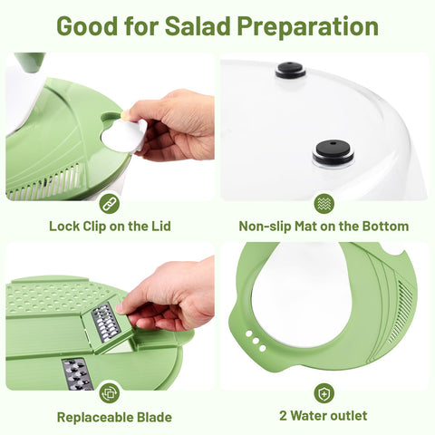 SmartTrends empujador de vegetales protege las manos durante el picado