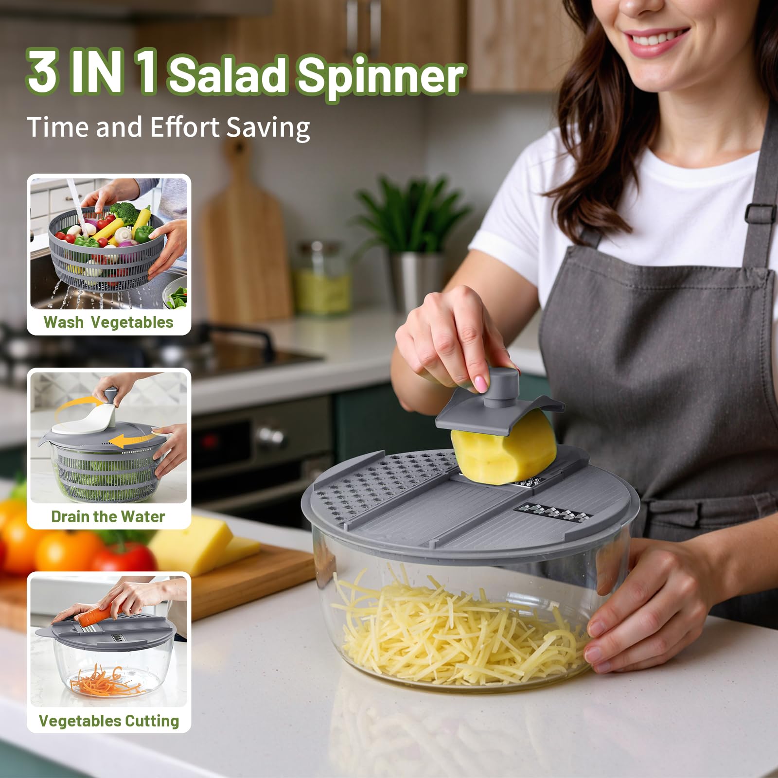 SmartTrends guía de verduras protege las manos durante cortes y picados precisos.