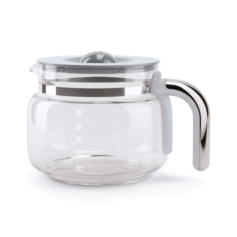 Cafetera Smeg 50's Retro 1-4 tazas, perfecta para porciones pequeñas.