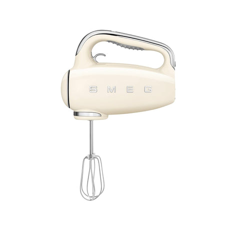 Smeg batidora de mano, cuerpo de aluminio, ideal para batidos suaves y mezclas consistentes.