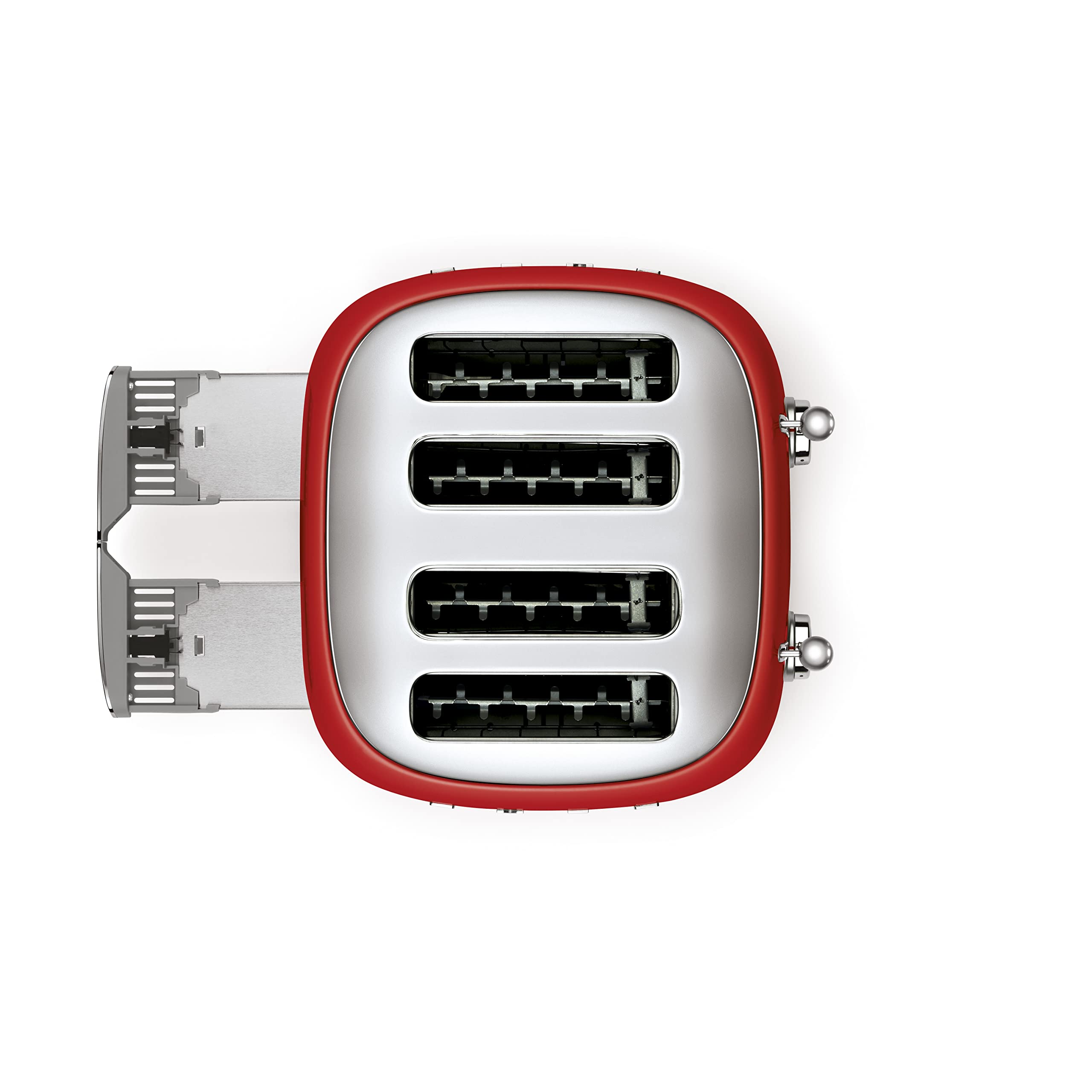 Cuerpo de acero recubierto, diseño duradero de SMEG Rojo.