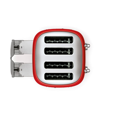 Cuerpo de acero recubierto, diseño duradero de SMEG Rojo.
